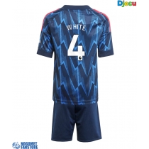 Arsenal Ben White #4 Gostujuci Dres za djecu 2025-26 Kratak Rukav (+ Kratke hlače)